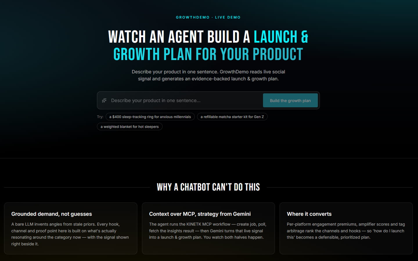 Launch & Growth Plan Agent - screenshot 1